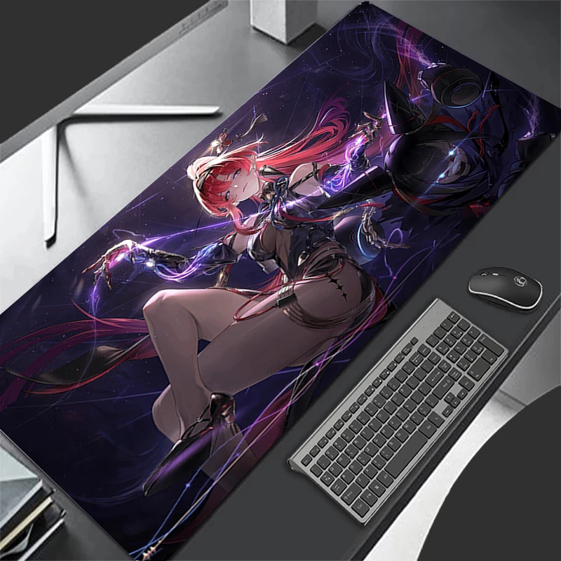 Mousepad Computer Gaming Accessories Keyboard Pad Office PC Rubber Mouse Pad Decoracion Desk W-wuthering Waves Yinlin Mouse Mat