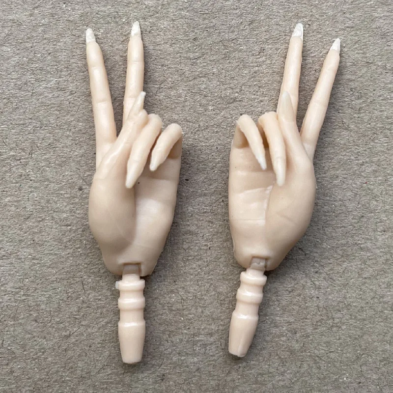 MENGF Doll Hands Long Nail Quality Doll Parts 8 Color 7 Gesture Hands For FR IT PP Super Model Doll Accessories DIY New Decors