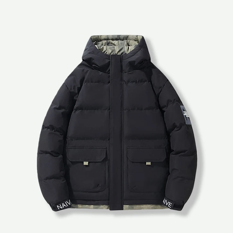 

Men's Winter Cotton Coat Comfortable Cotton Jacket Thickened Versatile Men's Wear Couple Outfit Korean-Style Trendy Cotton Coat