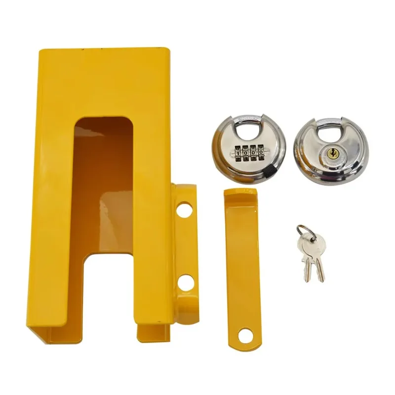 Accessories Heavy-duty trailer hitch with locking traction safety padlock for caravan trailers