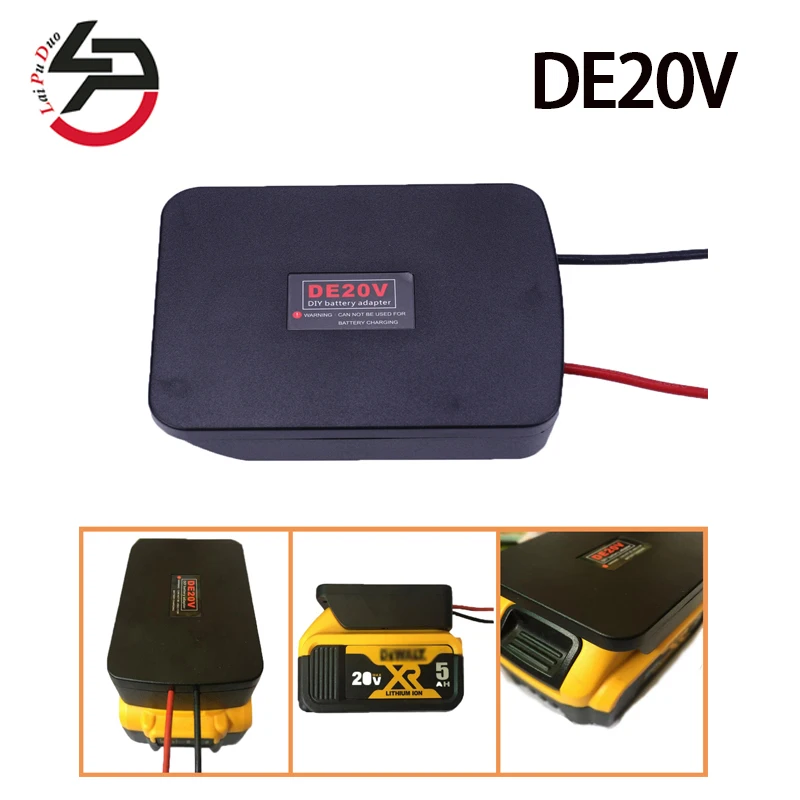 

DCB200 Battery Adapter for Dewalt DE20V 18V/20V Lithium Battery DIY Electronic Line Battery Electronic Circuit Adapter