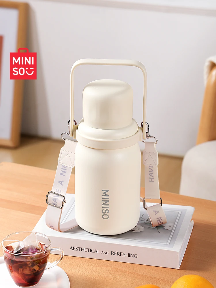 

Большая термокружка с широким горлышком и соломинкой, из нержавеющей стали, сохраняющая тепло до 24 часов, для мужчин, женщин и студентов.