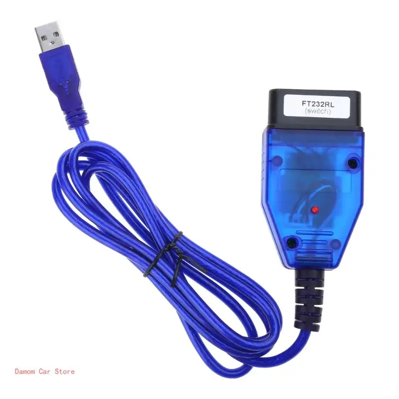 

Versatile USB Diagnostic Scanner Cable for 409 KKL Car Enthusiasts & Technicians