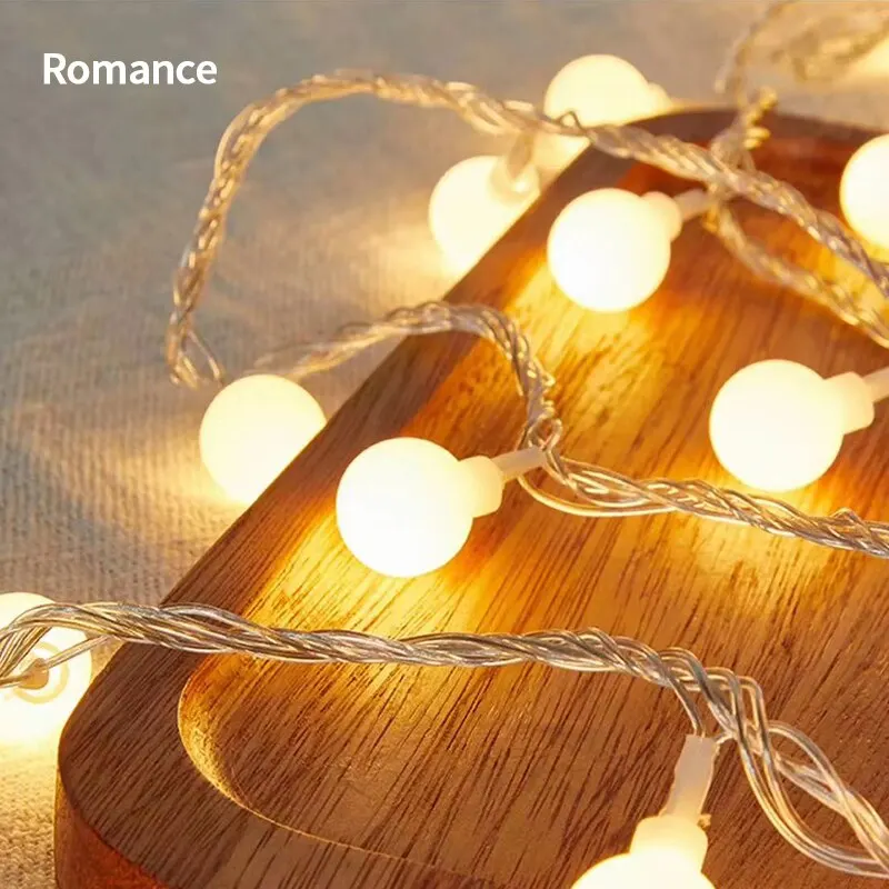 LED Colored Lamp Flashing Light String Light Chain Light Starry Ball Lighting Chain Star Light Christmas Small Colored