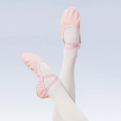 Girls Women Ballet Shoes Canvas Dance Shoe Split Soft Sole Kids Ballet Slippers Ballet Flats Ballerina Practise Dance Slippers