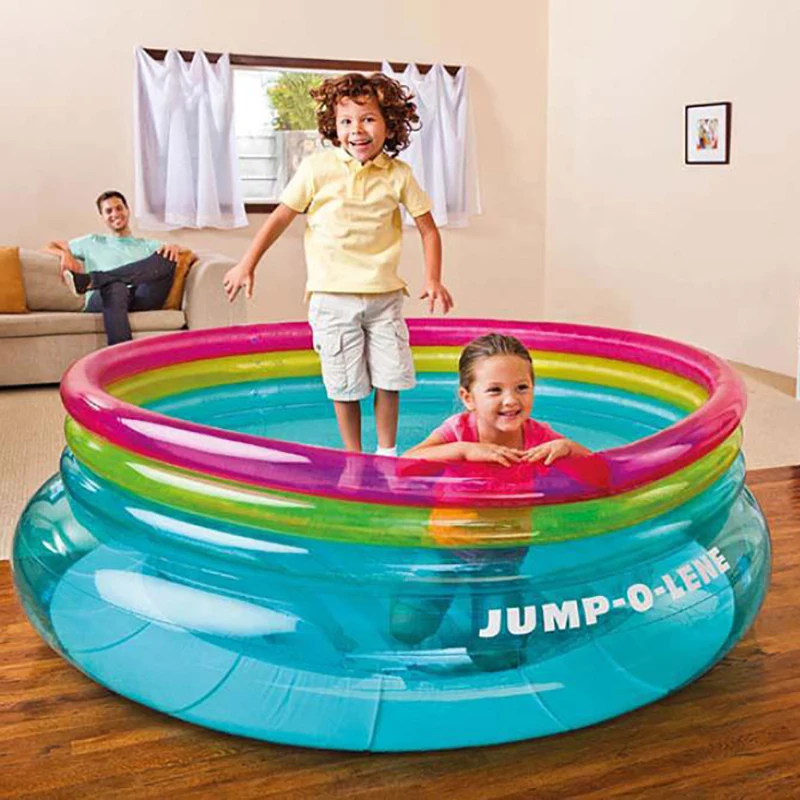 

Inflatable Bounce House For Children Kids Large Swimming Pool Indoor Castle Water Park Swim Playground Outdoor Play Equipment