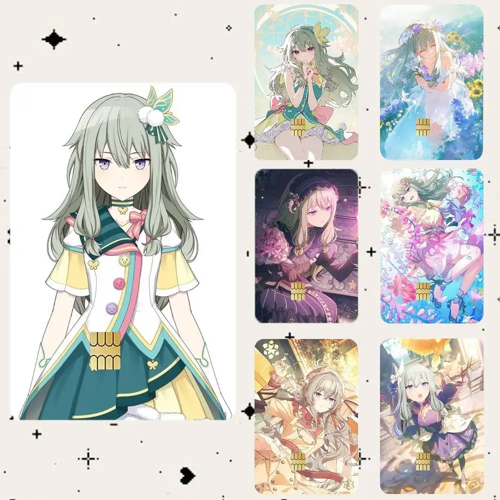

Cute Cartoon Idol Kusanagi Nene HD Waterproof Card Skins Protective Stickers for Credit Bank Game Cards