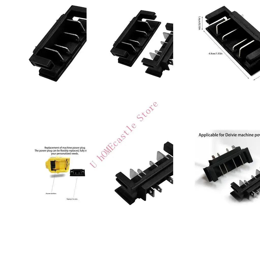 63HF Power Tool Accessory Adapter Conversion Connection Pin Plugs Socket For 14.4V 18V Battery Power Supply
