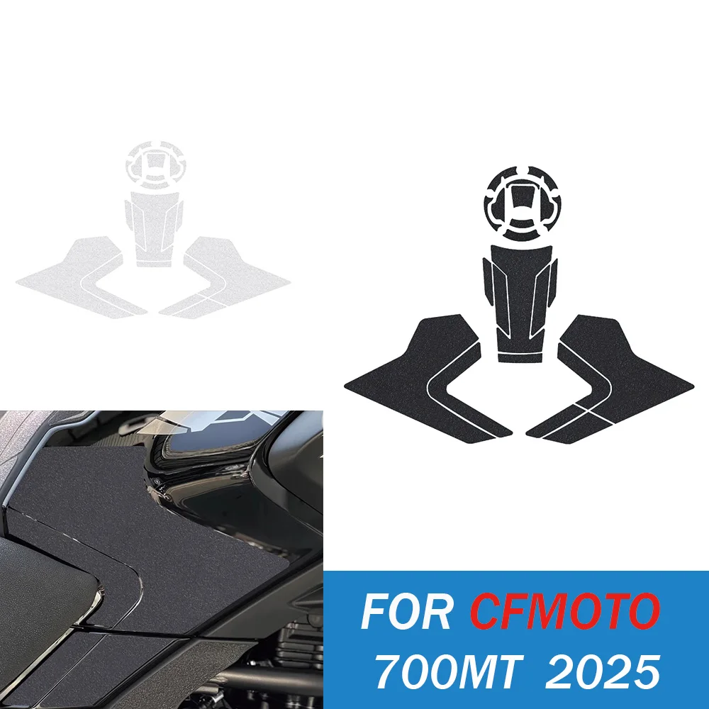 

For CFMOTO 700 MT 2025 700MT Side Tank Pad Oil Gas Fuel Protector Cover PVC Sticker Decal Motorcycle Stickers Accessories