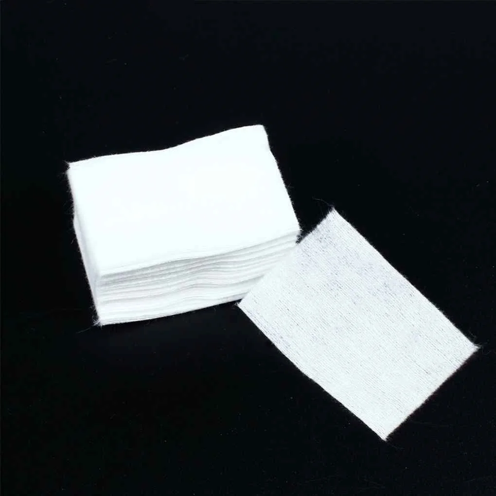 900 Teile/paket Neue Tragbare Nail art Tücher Maniküre Polnischen Tücher Baumwolle Lint Baumwolle Pads Papier Acryl Gel Tipps