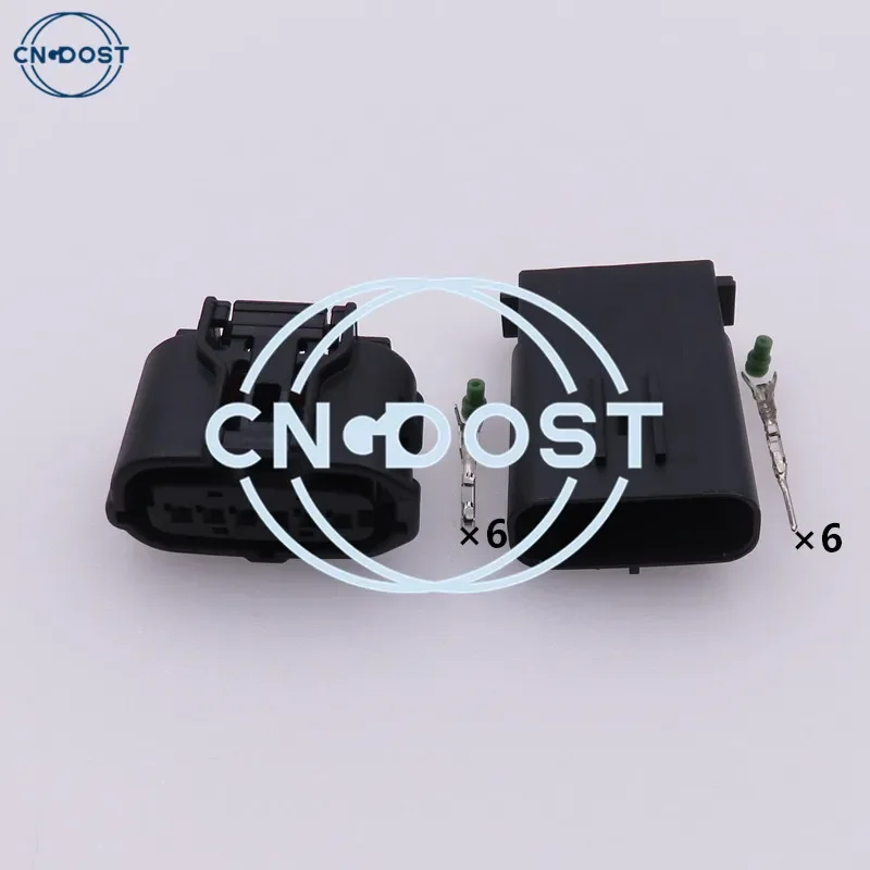 

1 Set 6 Pin 12303 6189-1083 Auto Waterproof Accelerator Pedal AC Assembly Plug Throttle Pedal Radar Socket For Toyota