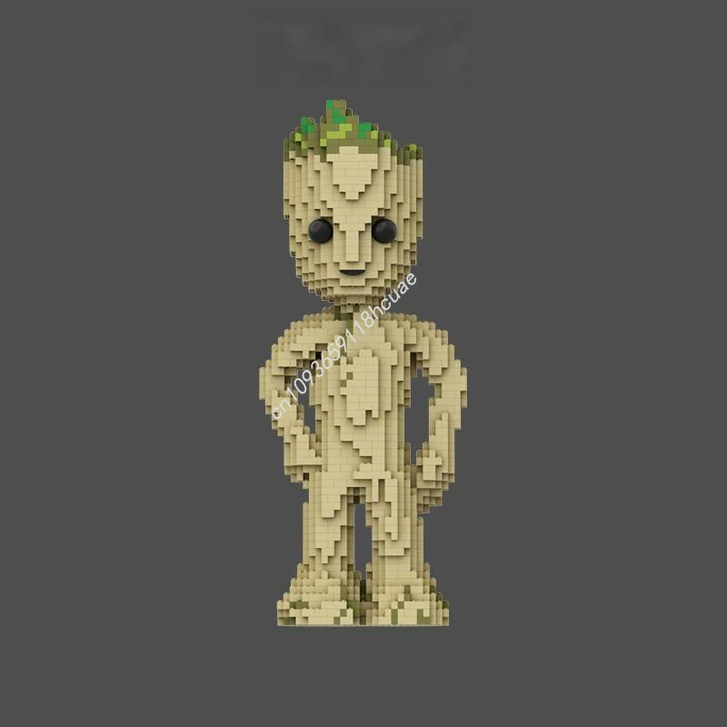 2165 قطعة MOC شجرة جارديان المنحوتات نموذج اللبنات الطوب الاطفال تجميع وحدات اللعب الإبداعية التعليم هدايا عيد الميلاد