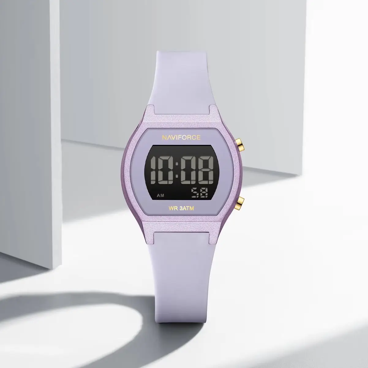 

NAVIFORCE спортивные часы для женщин, простые модные женские часы, электронные водонепроницаемые часы с ЖК-цифровым дисплеем, наручные часы 2025