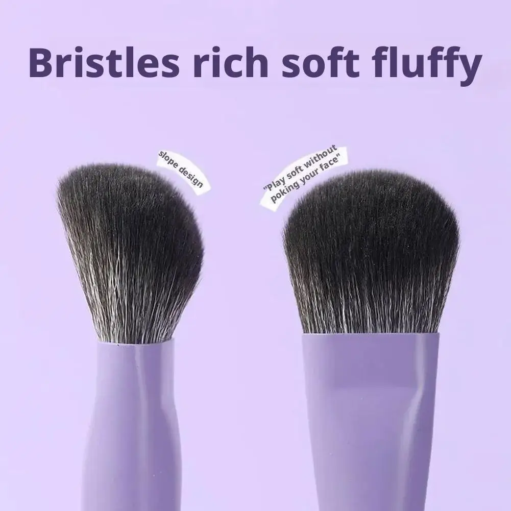 Pincel de blush inclinado pincéis de maquiagem profissional contorno fundação pó sombra corretivo cosméticos ferramenta pincel de sombra