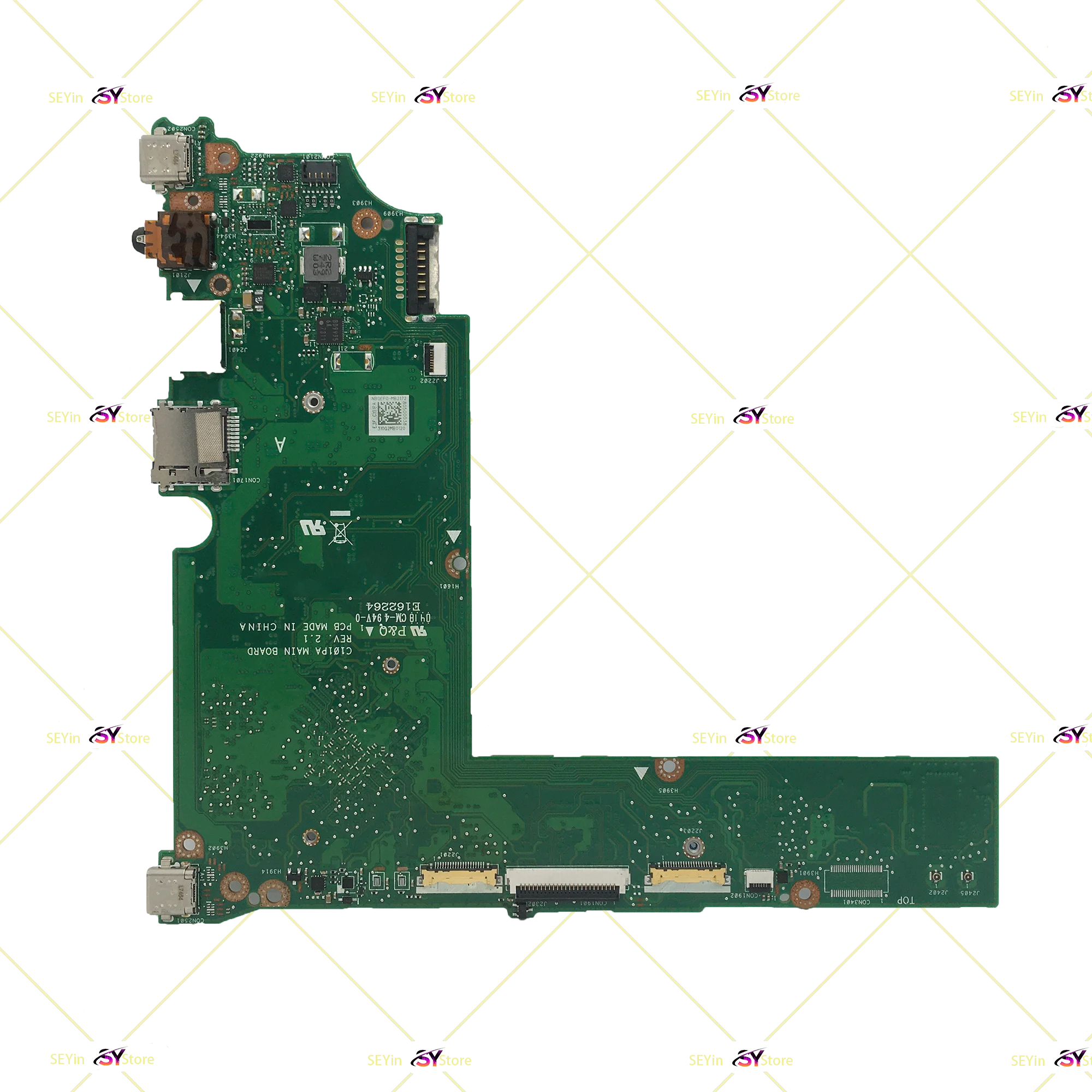 Mainboard For ASUS Chromebook Flip C101 C101P C101PA Laptop Motherboard RK3399 4GB/RAM EMMC-16G/32G MAIN BOARD