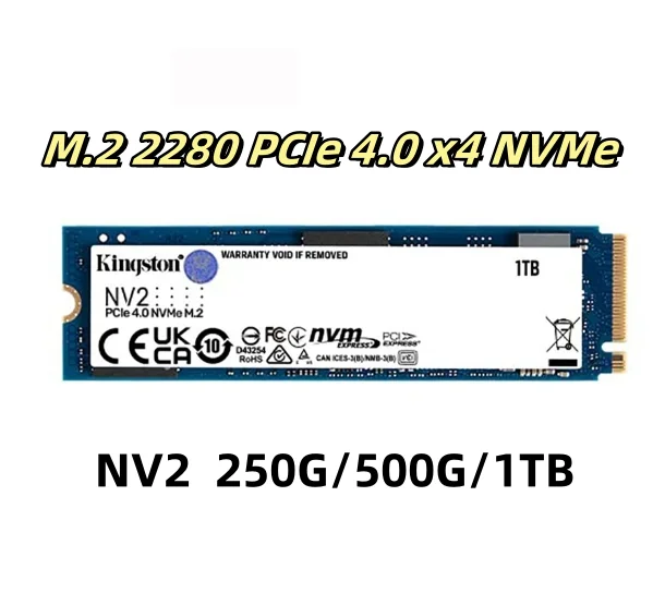 

(New original)NV2 250G/500G/1TB SSD M.2 NVMe PCIe 4.0 Support Desktop Laptop PC Intel AMD motherboard CPU