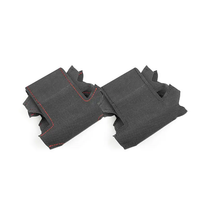 For Toyota Hilux Highlander Sequoia Sienna Tundra For Lexus LS400 GX470 Car Steering Wheel Suede Leather Cover Trim Accessories
