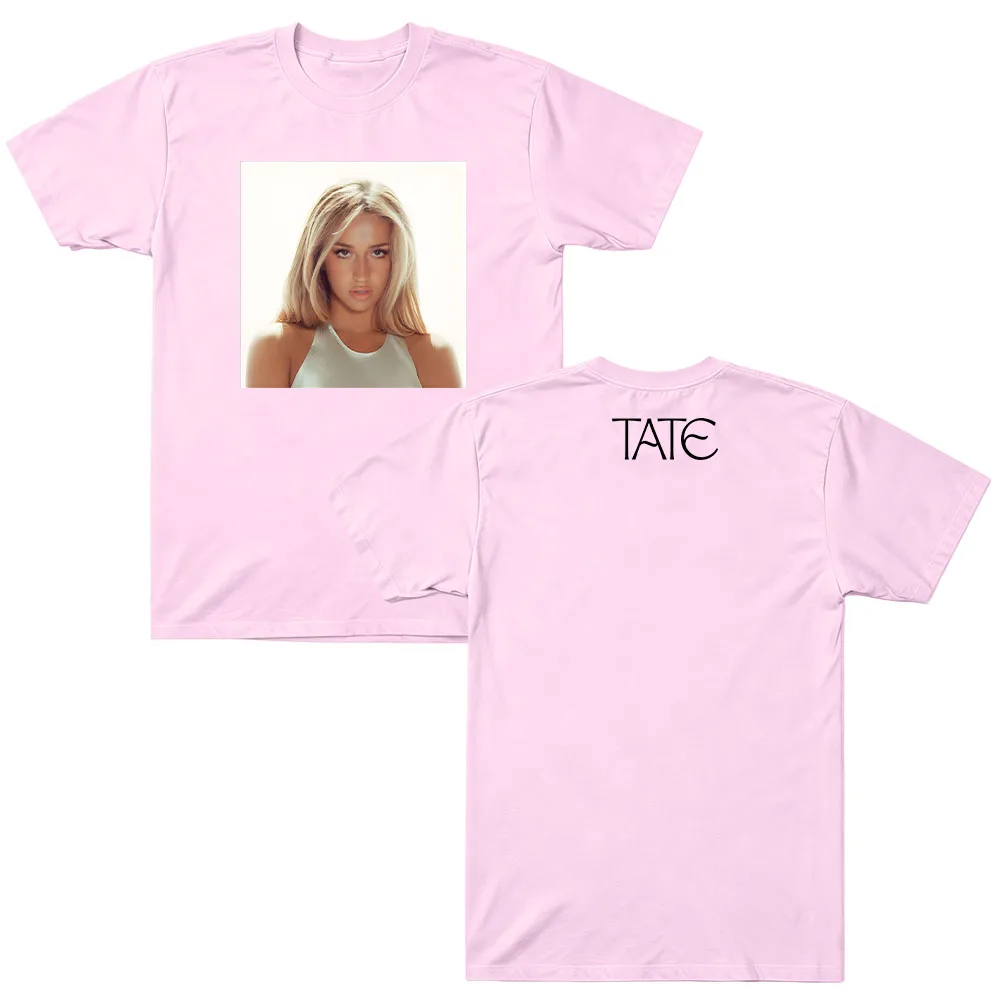 Tate McRae Mind Tee 2026 Sommer Tate Lässiges Pop-Sänger-Streetwear-Fan-Merch-Oberteil, geeignet für Damen und Herren, Baumwollkleidung – Detail 8