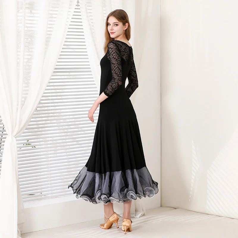 2024 Woman Modern Dance Dress National Standard Dance Costume Ballroom Dance Waltz Clothing MY907