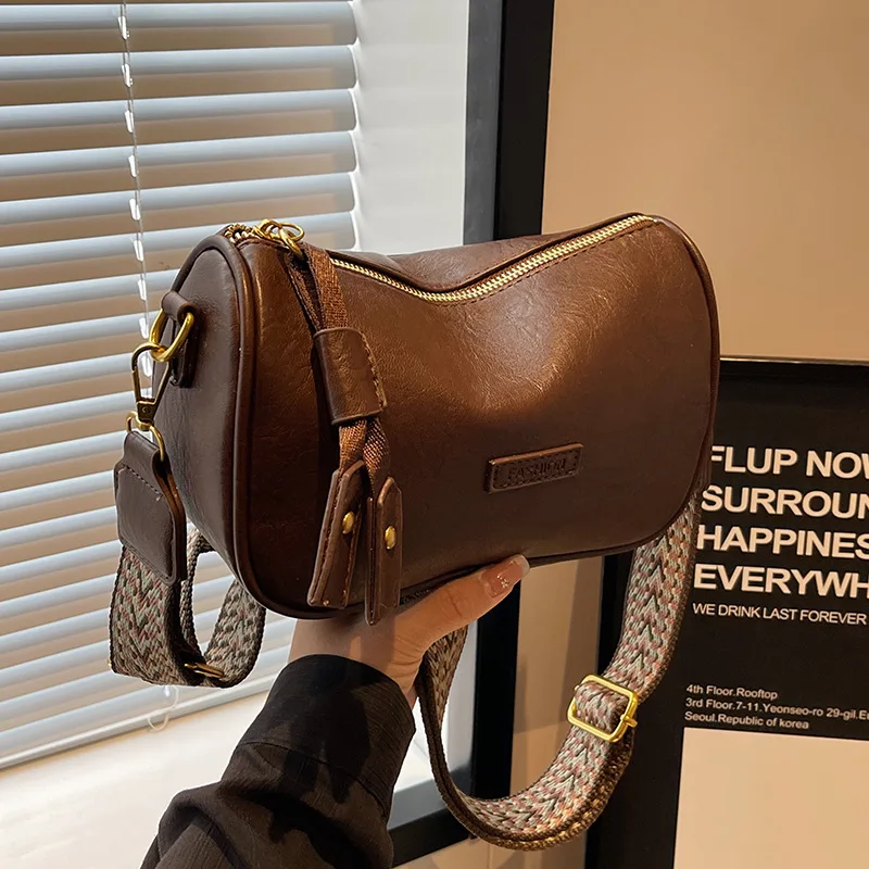 

Crossbody Bags for Women 2025 New Brand Fashion Female Shoulder Bag Pu Leather Luxury Designer Handbags Vintage Lady Cross Bag