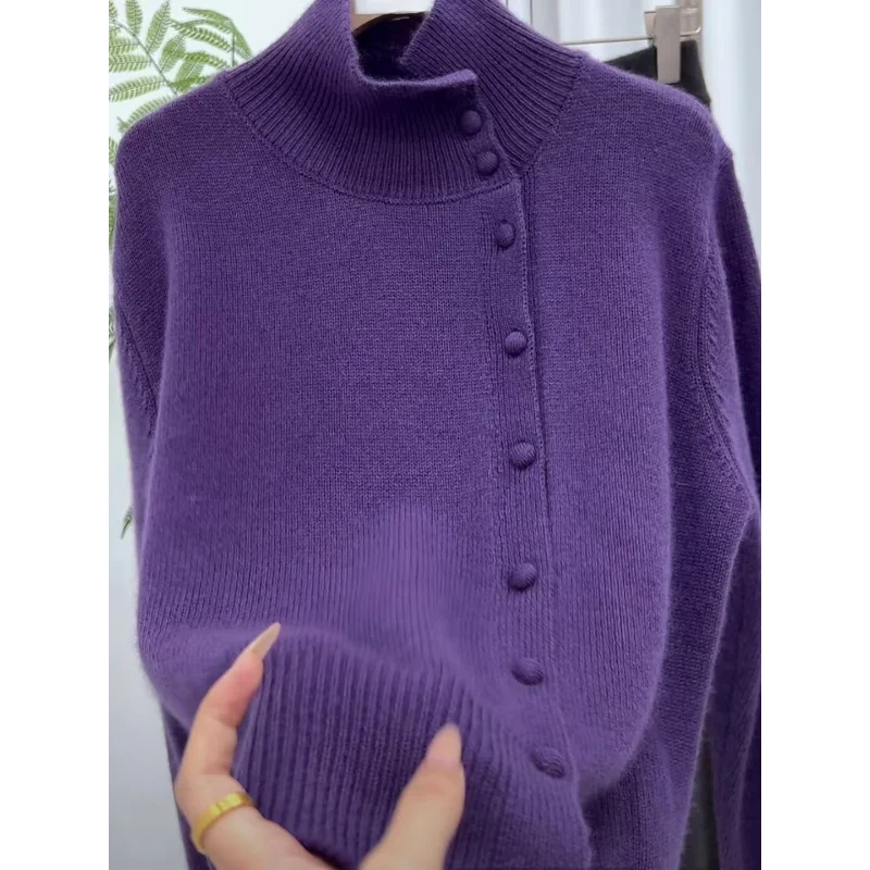 

Осенне-зимняя водолазка, вязаный кардиган, свитер, свободная куртка, теплая стильная куртка