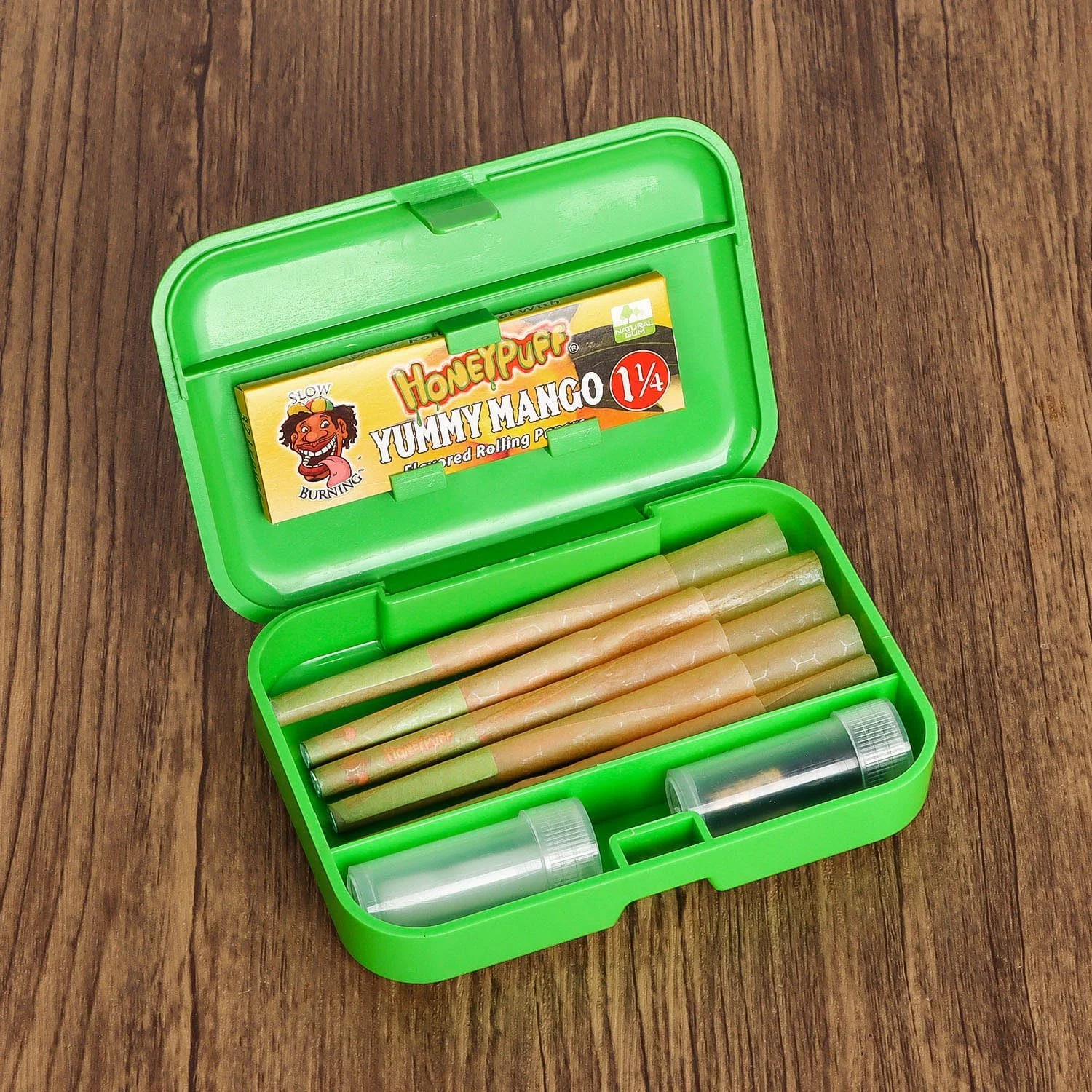 SMO Protable Plastic Tobacco Papers Storage Boxs 110mm*75mm Cigarette Case Grass for Smoking Accessories