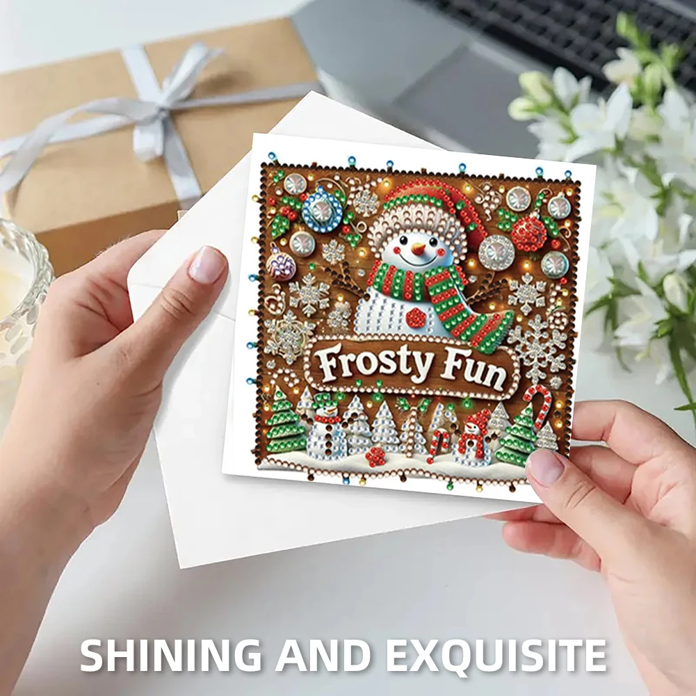 6PCS DIY Diamond Art Christmas - Xmas Resin Art ulasan dan harga