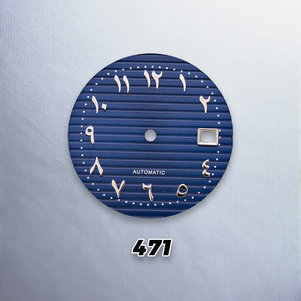 30.5 مللي متر S شعار N-autilus العربية الهاتفي الأخضر Noctilucent صالح NH35 NH36 حركة ساعة عالية الجودة تعديل الملحقات