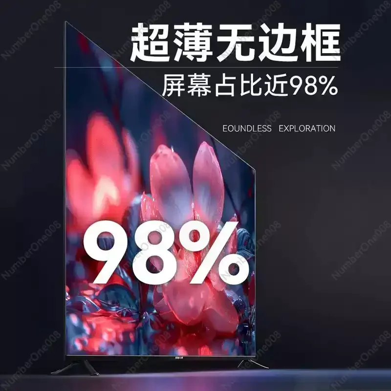 8K Ultra HD Smart LED TV, 100 inch 55 inch Large Screen Television with WiFi for Home Entertainment