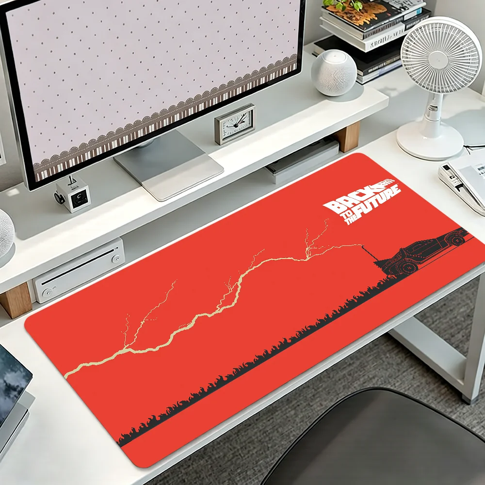 Movie B-Back to the F-Future Mouse Pad Non-slip Thickened MousePad Student Gaming Cushion Large Writing Lockedge Office