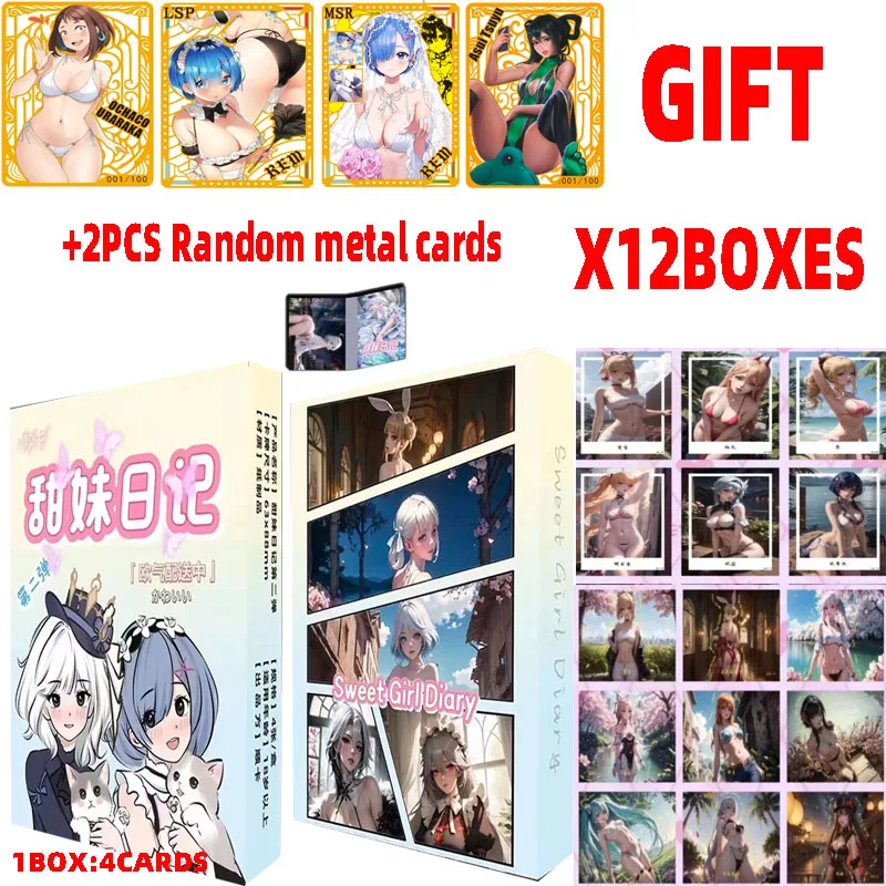 

2024 Goddess Story Cards Shunka "Sweet Girl Diary" Part 2 Waifu Booster Box Tcg Toys And Hobbies Gift