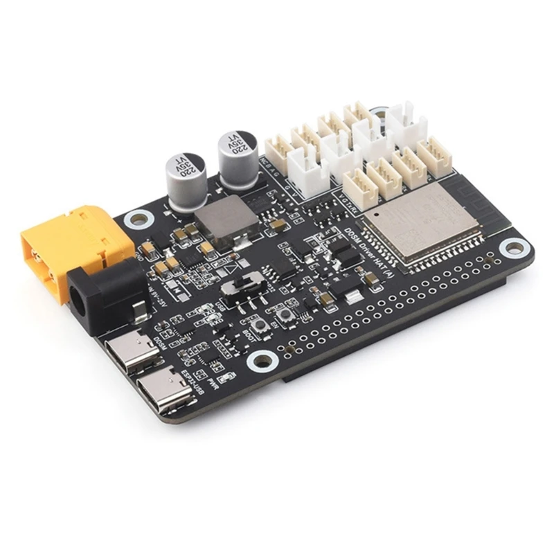 652F Direct Drive Servo Hub Motor Driver Board With 4CH DDSM115 & 4 DDSM210 Port Easy Setups