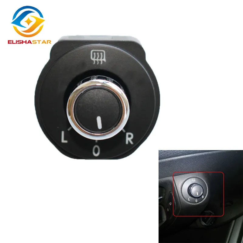 For VW Polo 6R 2011-2016 Rear Side Mirror Switch Adjust Knob  6RD 959 565B 6RD959565B Interior Parts