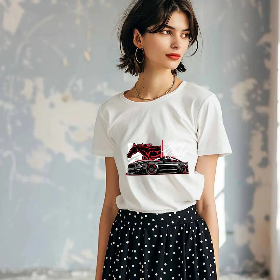 الحديد على الشارات ميكانيكي السيارات الفن شارع سباق الرسم نابضة بالحياة نقل اللون الفينيل لسلع الموضة #3