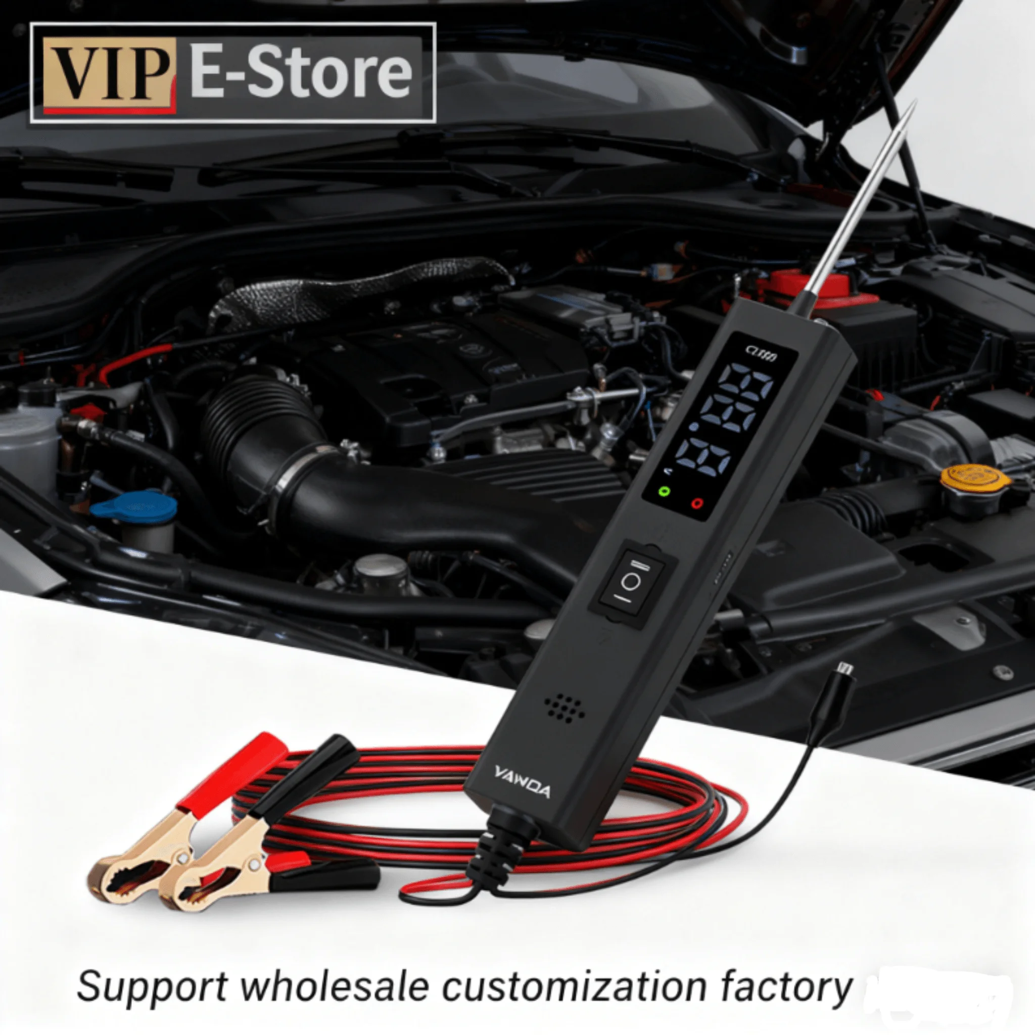 

CT100 0-80 В тестер автомобильных цепей - светодиодный зонд 12 В/24 В, простое управление, быстрое обнаружение для ремонта автомобилей, грузовиков, автофургонов