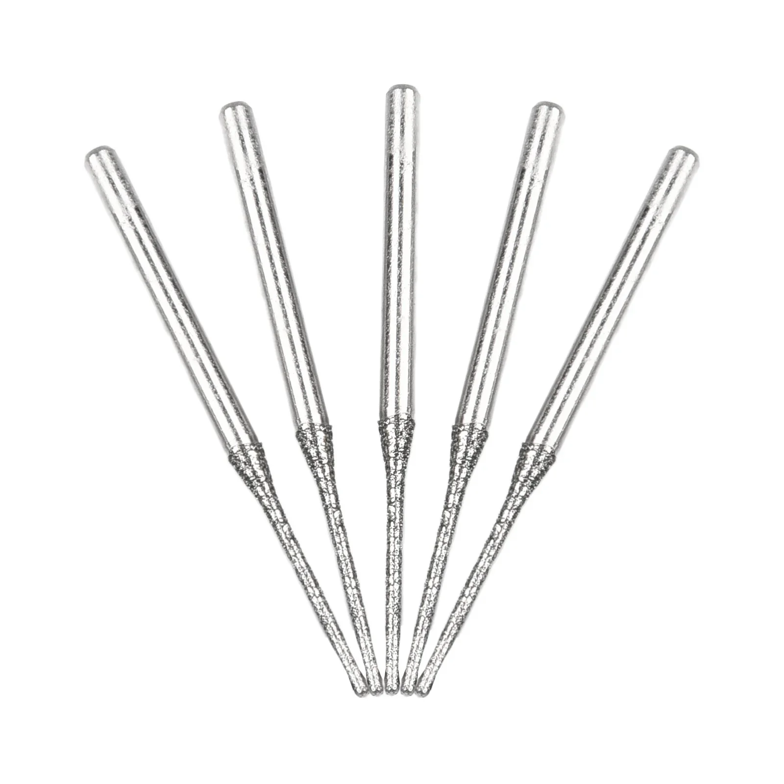 

5PCS 0.8-2.5mm Diamond Coated Drill Bits 2.35mm Shank Tile Marble Glass Ceramic Hole Saw Tile Hole Opener Diamond Drill Bit