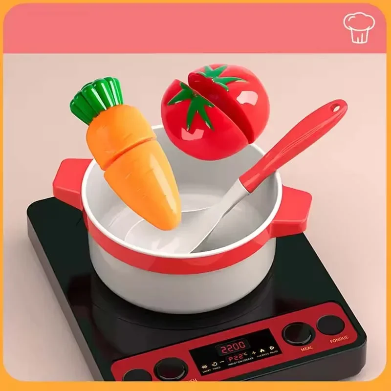 Toddler Food Cutting Toys Kitchen Play Fruit And Vegetable Set Educational Cooking Kits Fun Children's Day Present For Children