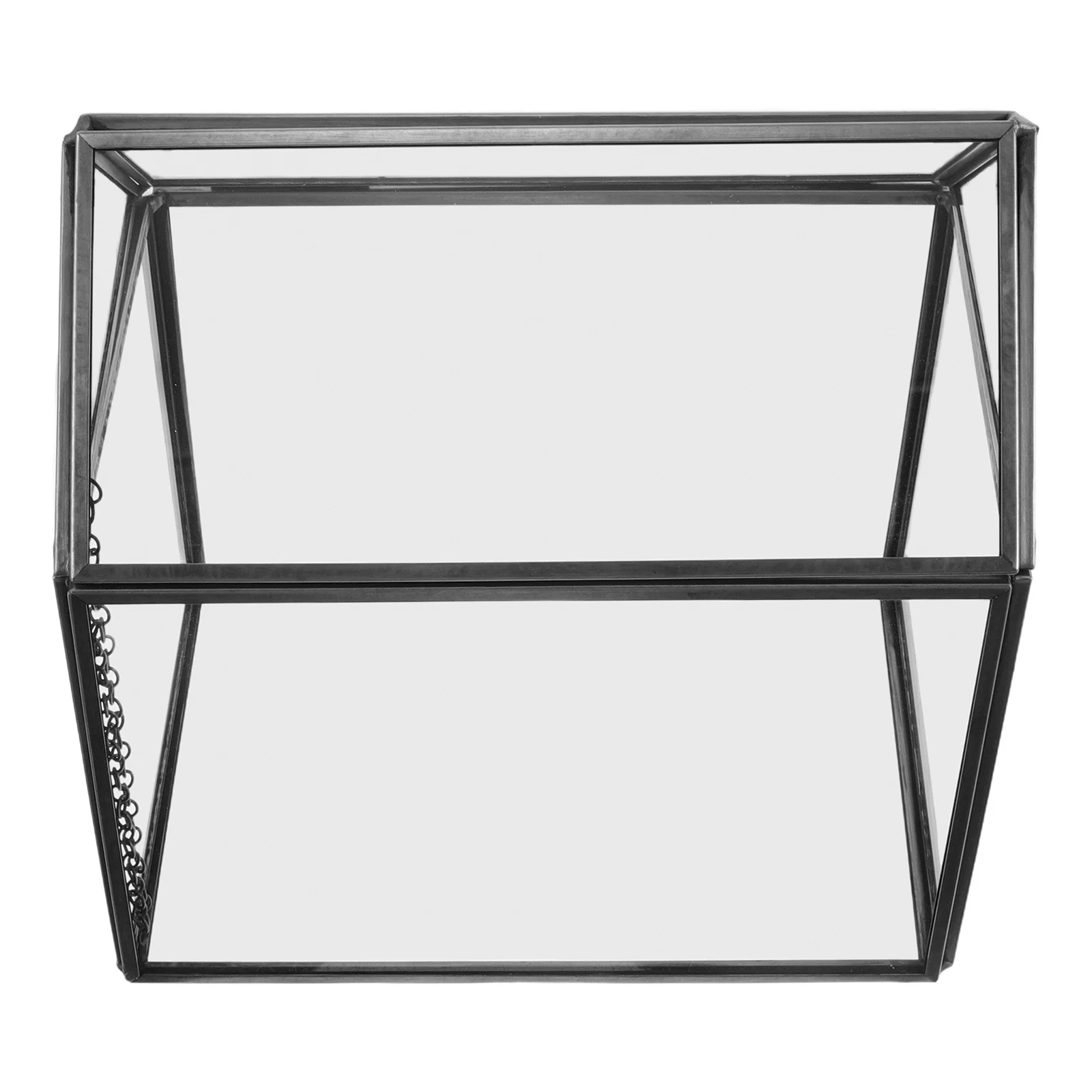 

Handmade Glass Planter Terrarium Indoor Tabletop Greenhouse Succulent Cacti Container Geometric Shape Flower Pot Creative