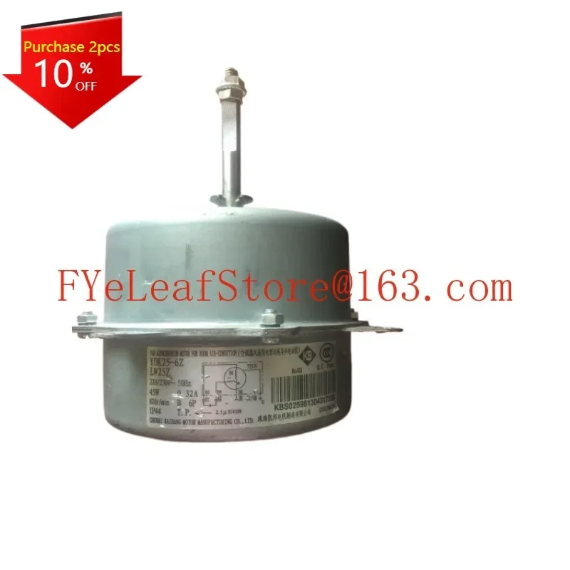 Air conditioner outdoor fan motor YDK-40-6 is a universal 1.5p2P outdoor fan motor for forward and backward rotation.