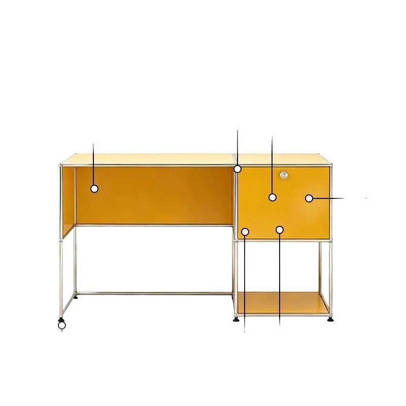 Medieval Module Dresser Bedroom Household Combination, Makeup Dressing Table Storage Desk Computer Desk