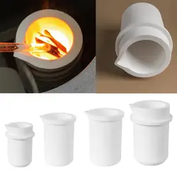 Crucible Cast  Melting Furnace Melting Crucible Resistant Quartz Silica Melting Crucible Casting Ceramic Crucible Dish Pot