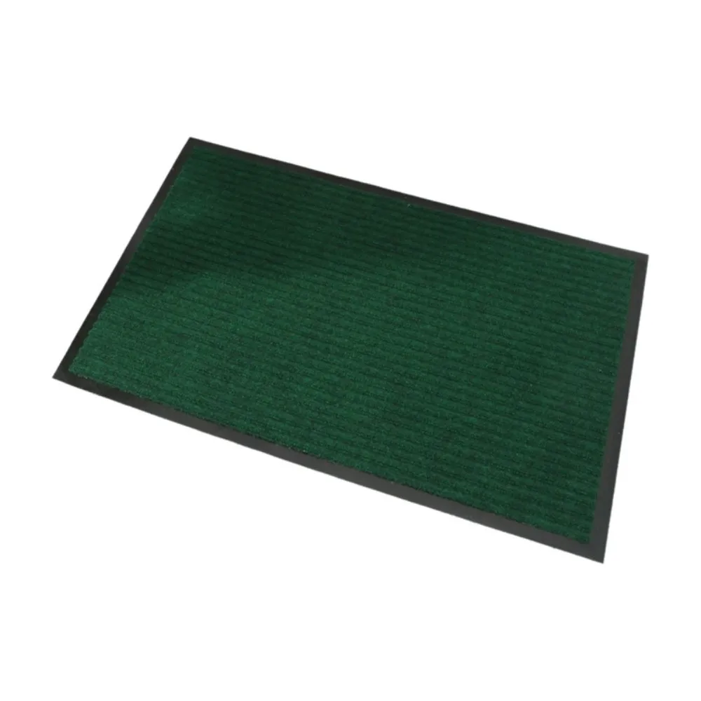 Non-Slip Stripe Groove Door Mat Water-absorbent Dirt-resistant Corridor Rug Rectangular Wear-resistant Entrance Mat Household