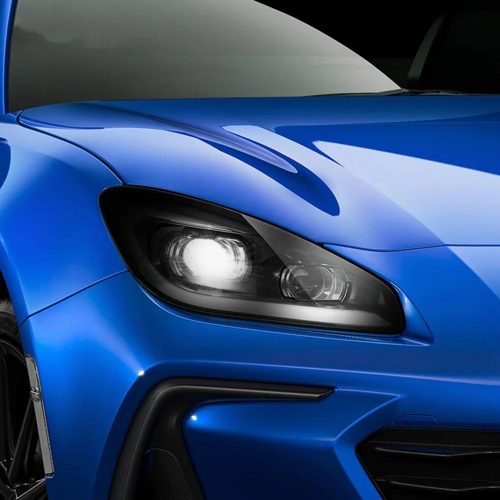 2 قطعة لسوبارو BRZ GR86 2021 2022 2023 2024 سيارة العلوي طبقة رقيقة واقية الجبهة ضوء ملصق من البولي يوريثان اكسسوارات شفافة #2