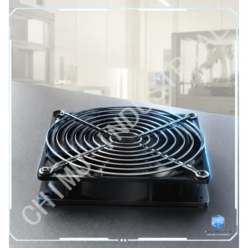 【CHIMU INDUSTRIAL】 120mm Metal Wire Mesh Fan Guard Cover for 12CM Axial Flow Cooling Fan Protective Net 120x120MM