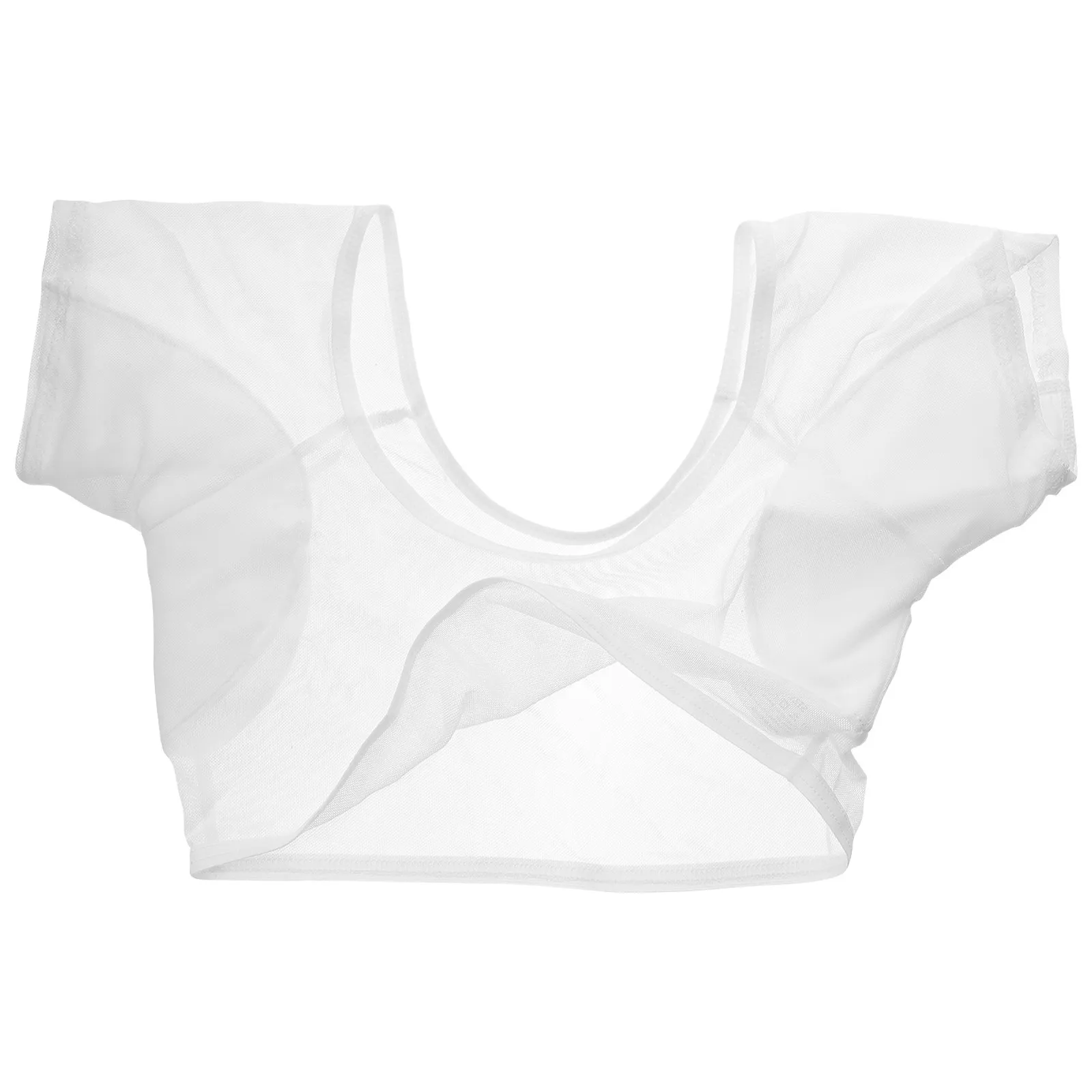 Underarm Sweat Vest Women Washable Reusable Elastic Sweat-Proof Shirt Vest for Girls Ladies Outdoor Activities Gym Fitness