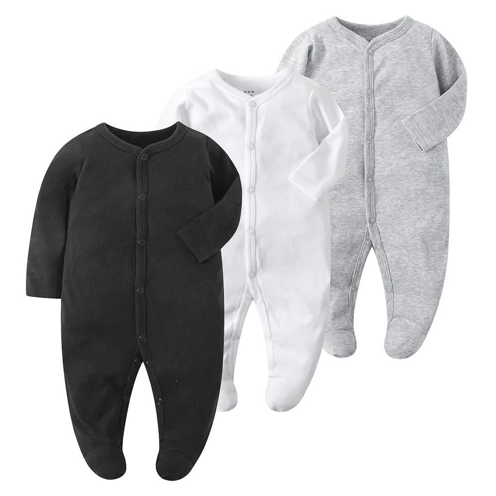 Spring and Autumn 0-12 months Baby Boys Girls Bodysuit Long Sleeve 100% Cotton  Baby Clothes Newborn body bebe Jumpsuit Clothing