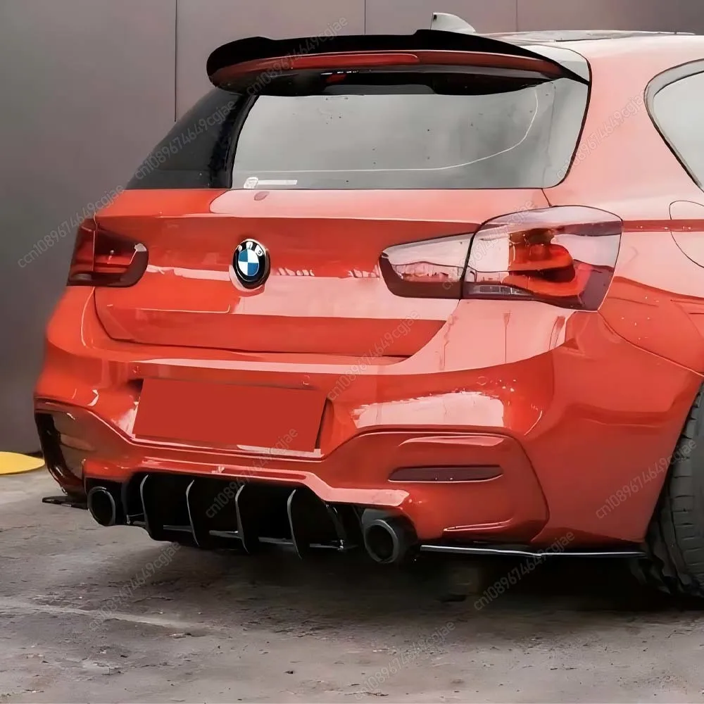 

Для BMW 1 серии M-Sport F20 F21 M135i M140i 2015-2019 ABS автомобильный задний бампер, диффузор, сплиттер, задние плавники, накладки на крыло