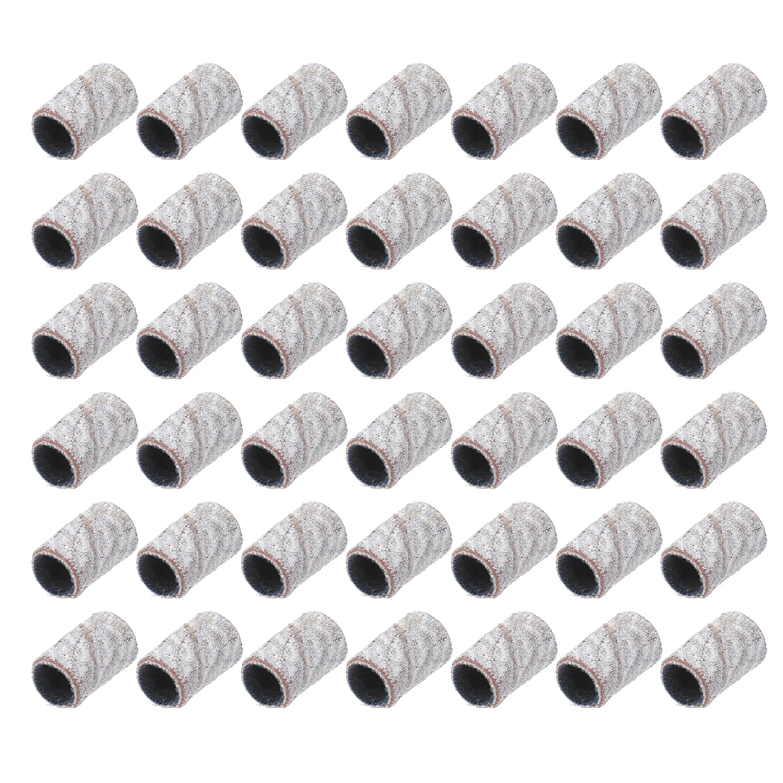 100 قطعة من أربطة صنفرة الأظافر 180 # ملمع طحن الأظافر الأبيض لمزيل طلاء الأظافر الاصطناعية الطبيعية والباديكير #2