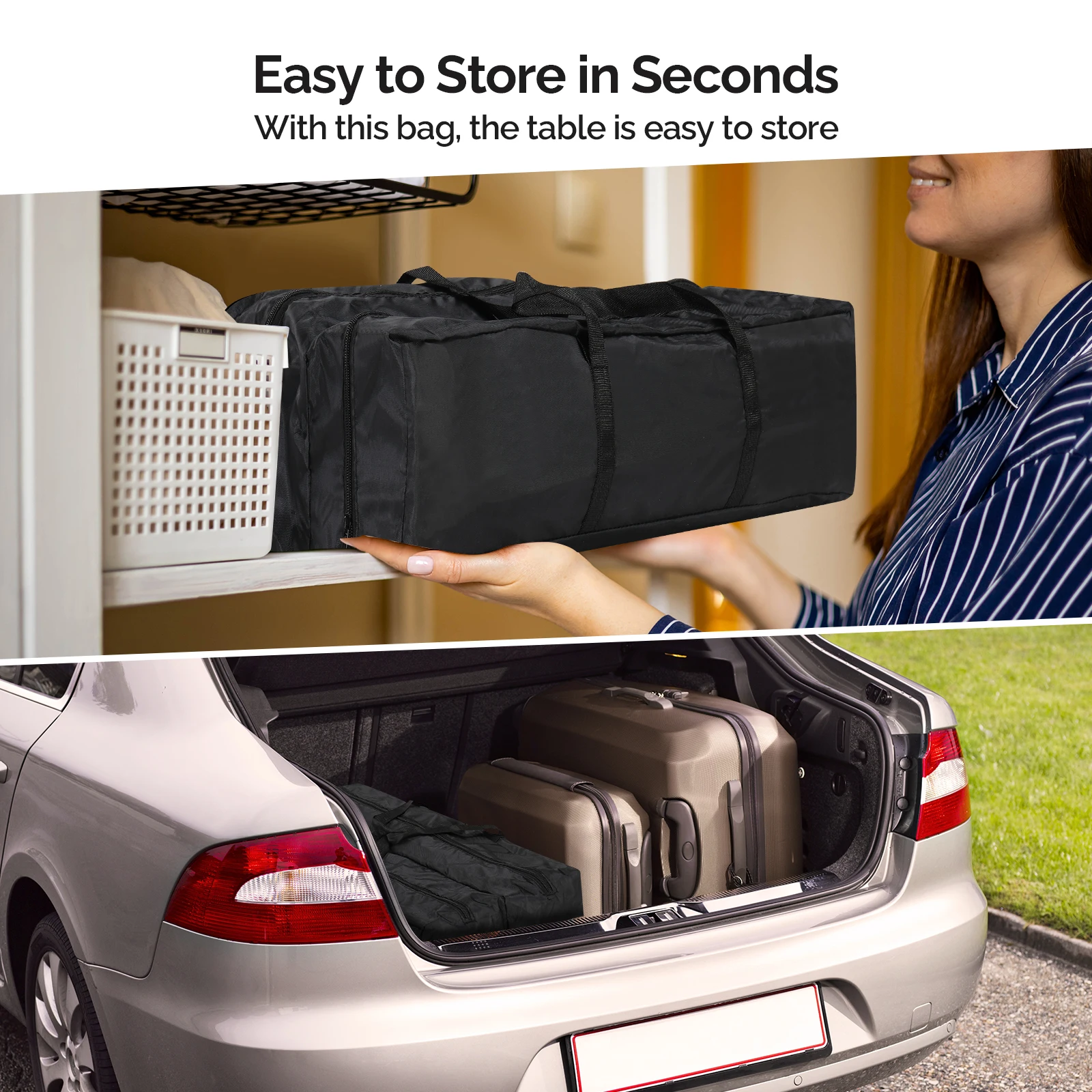 120*60*40cm  Wooden Camping Roll Table