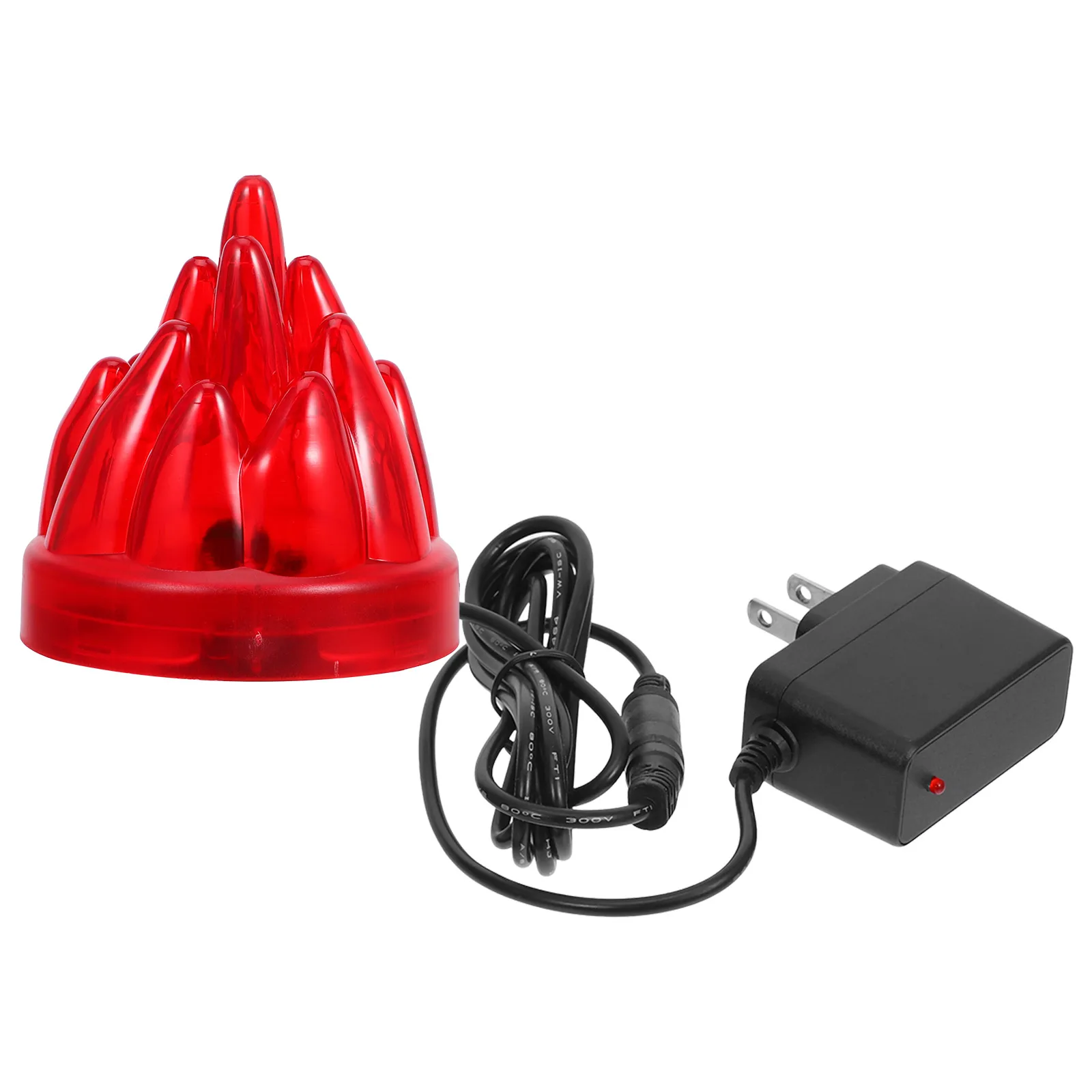 

Fish Tank Volcano Lamp Decors Artificial Light Aquarium LED Submersible Air Bubbler Multifunction Oxygen Aeration